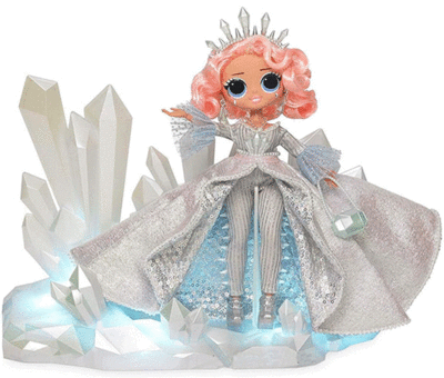 MGA Entertainment Игрушка Кукла ЛОЛ Большая LOL Surprise! O.M.G. Зимнее диско Светящееся Платье Detbot (фото, вид 2)