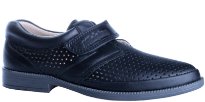 Mini-shoes Туфли L402-15P-MS чер.кож.перф. Detbot Mini-shoes Туфли L402-15P-MS чер.кож.перф. Detbot