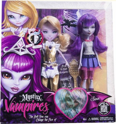 Playhut Кукла Mystixx Vampires Siva с одеждой День и Ночь Detbot (фото)
