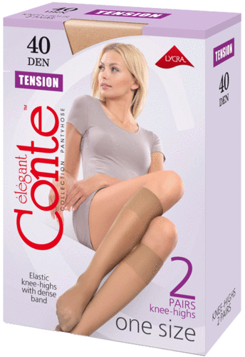 Conte Kids Гольфы TENSION 40 бежевые (2 пары) Detbot Conte Kids Гольфы TENSION 40 бежевые (2 пары) Detbot