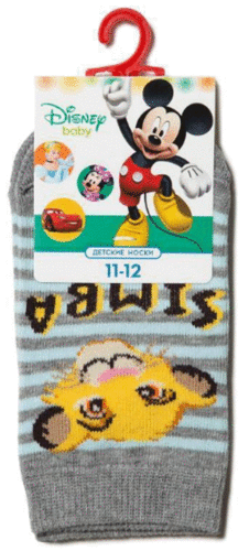 Conte Kids Носки Disney серые 17с126/1спм451 Detbot Conte Kids Носки Disney серые 17с126/1спм451 Detbot