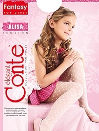 Conte Kids Колготы ALISA эластичные белые Detbot Conte Kids Колготы ALISA эластичные белые Detbot