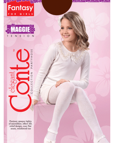 Conte Kids Колготы MAGGIE эластичные белые Detbot Conte Kids Колготы MAGGIE эластичные белые Detbot